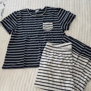 LAKE Striped Women's Pajama Set